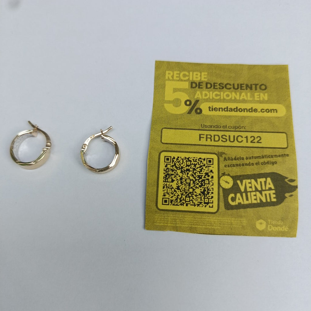 ARRACADAS ORO 14K 1.5 (NUEVO)