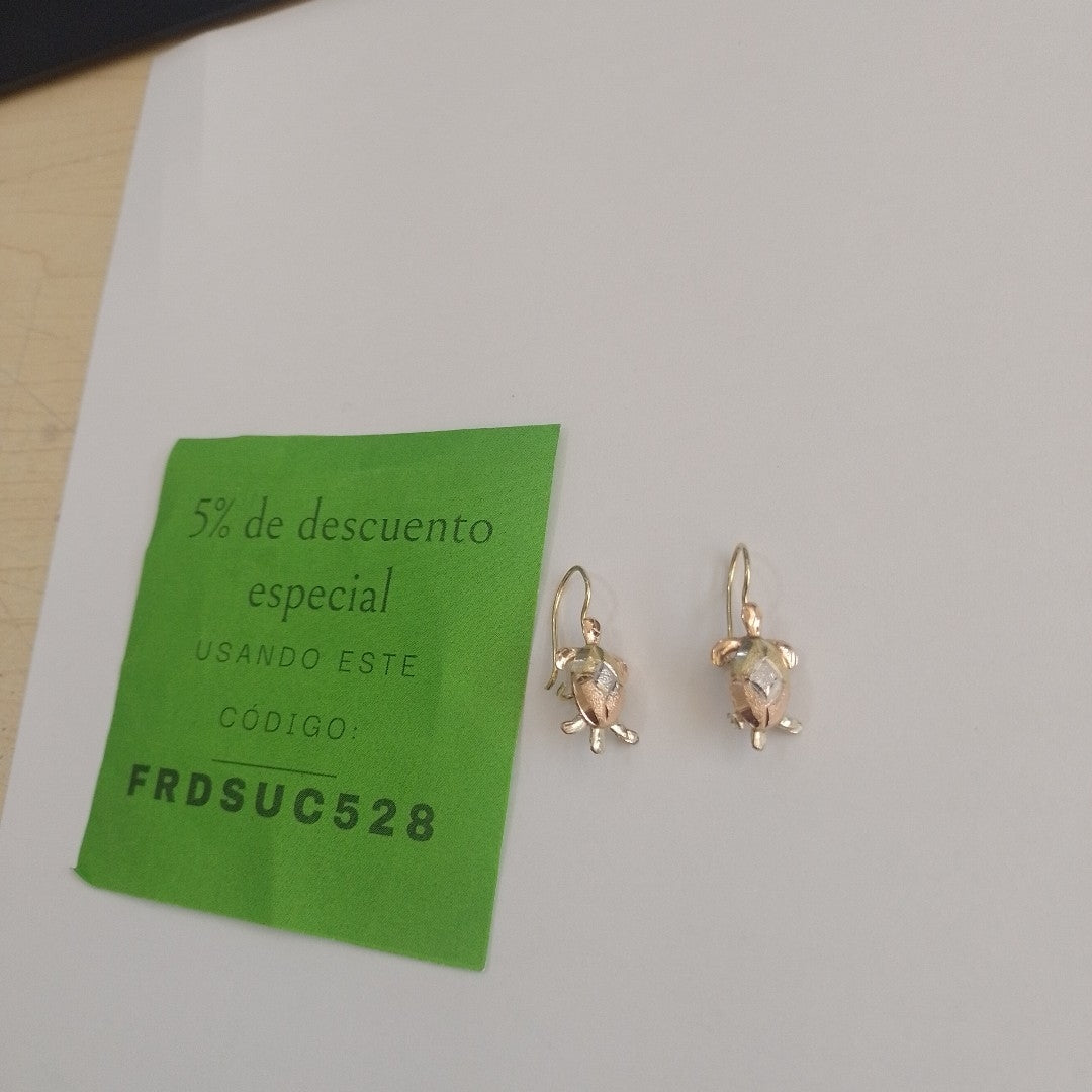 ARETES PAR ORO 10 K 1.5 GRMS (SEMINUEVO)