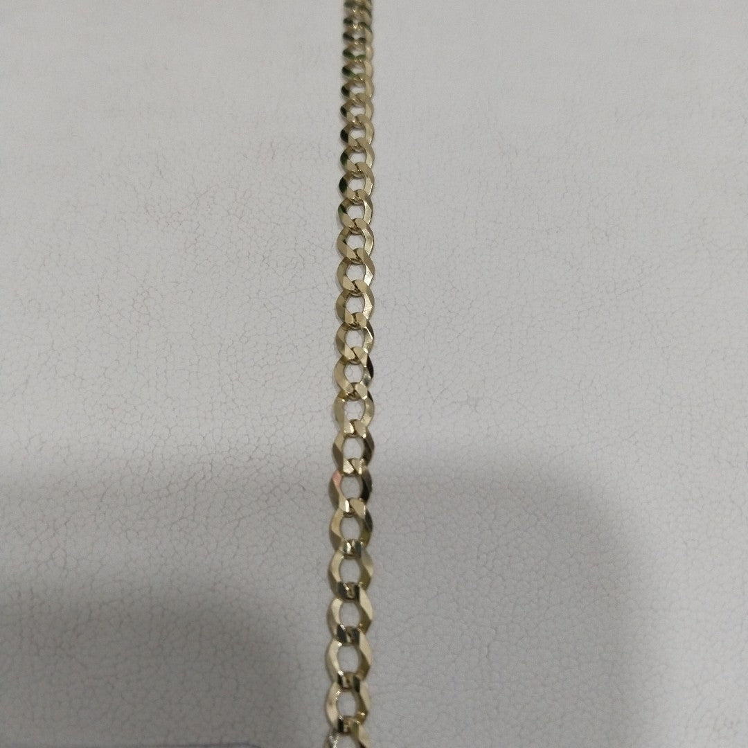 PULSERAS TEJIDO BARBADA ORO 10K 18 CM 3.1 GR (NUEVO)