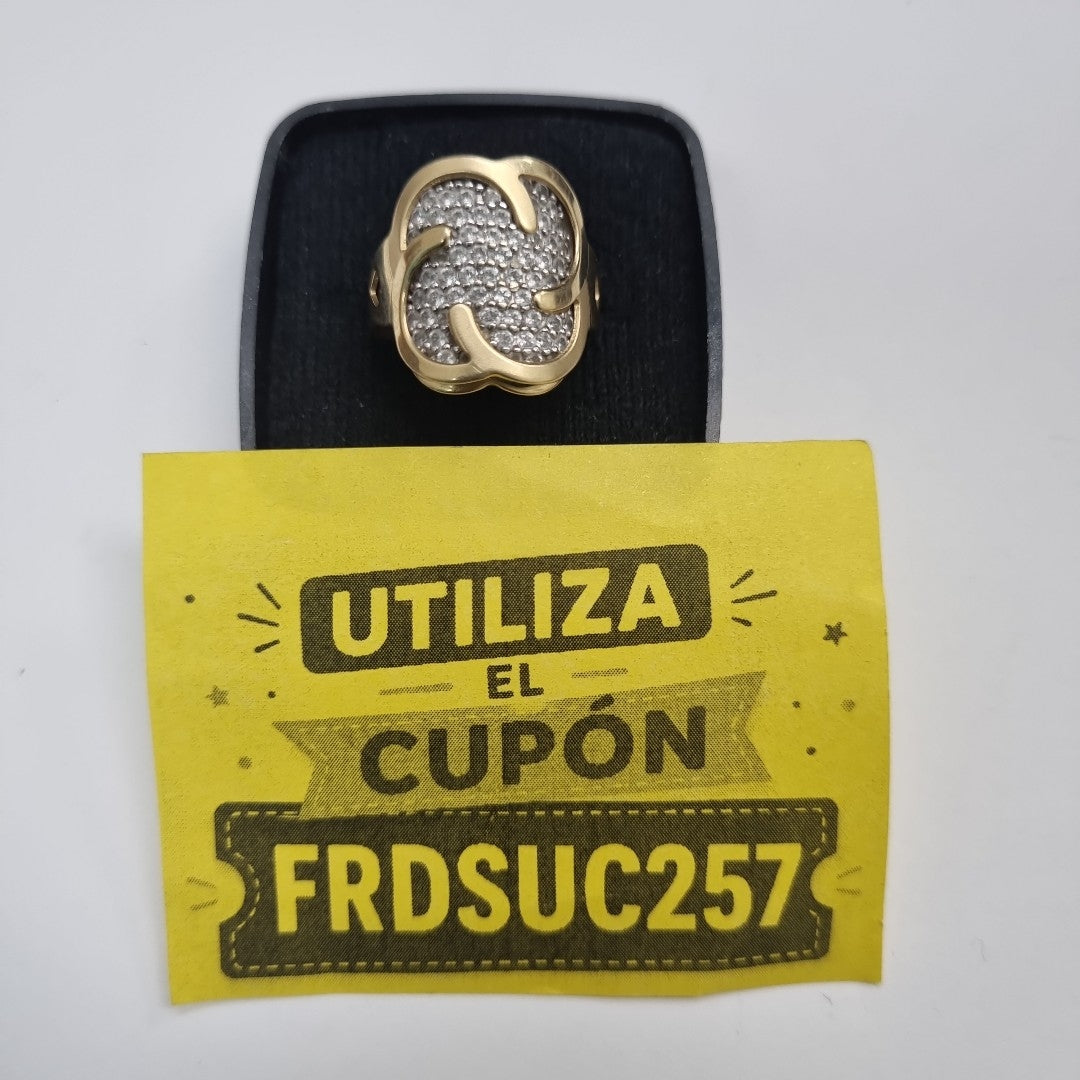 ANILLITO ORO, ORO COMBINADO 14 K 5.6 GRMS (SEMINUEVO)