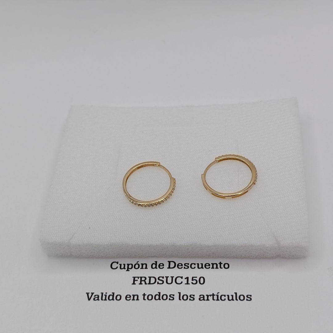 HUGGIES ORO 14K 1.4 (NUEVO)