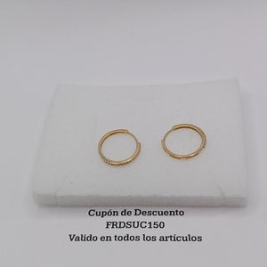 HUGGIES ORO 14K 1.4 (NUEVO)
