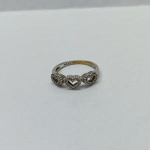 ANILLITO ORO, ORO BLANCO 14 K 2.3 GRMS (SEMINUEVO)
