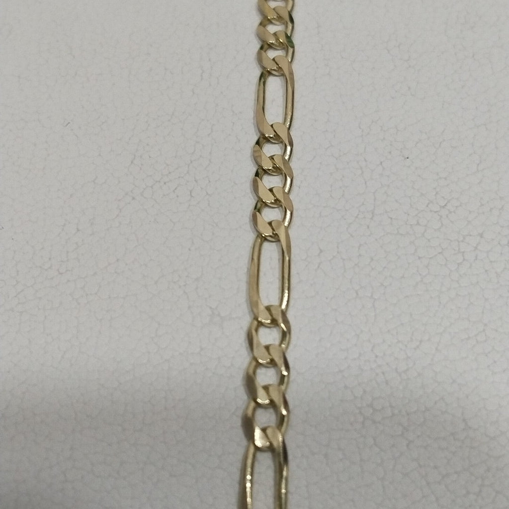 PULSERAS TEJIDO 3X1 ORO 14K 18 CM 2.9 GR (NUEVO)