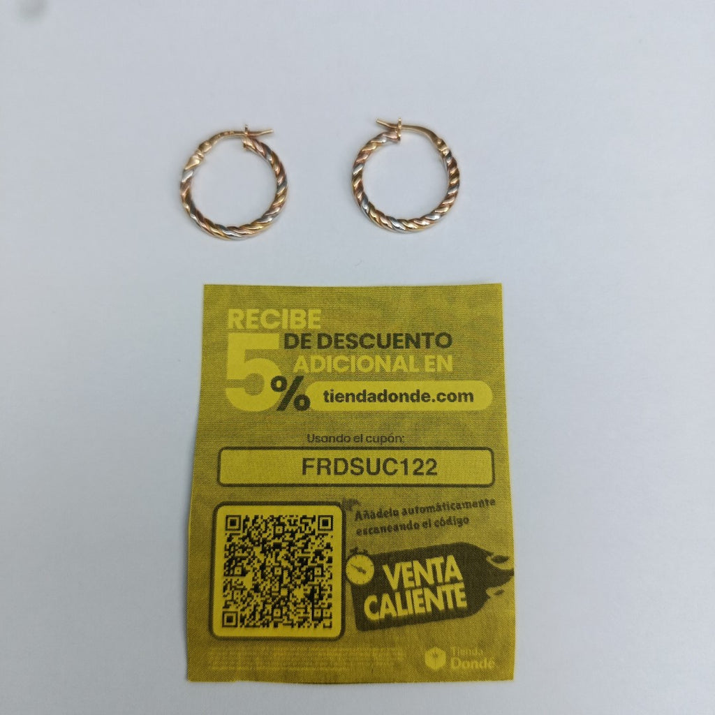 ARRACADAS ORO 14K 1.4 (NUEVO)