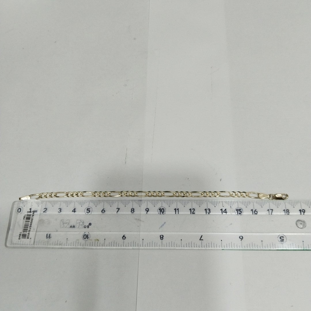 PULSERA TEJIDO 3X1 4.3G 18 CM 14K (NUEVO)