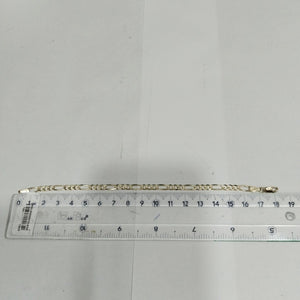PULSERA TEJIDO 3X1 4.3G 18 CM 14K (NUEVO)