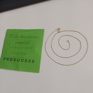 CADENA ORO 14 K 0.6 GRMS (SEMINUEVO)