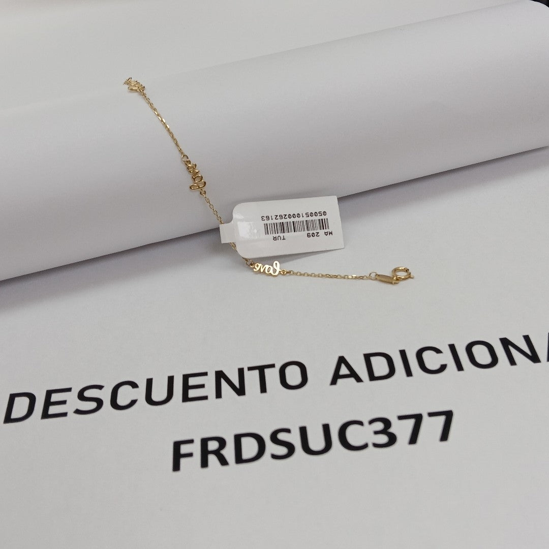 PULSERAS DAMA ORO 14K 1.1 (NUEVO)