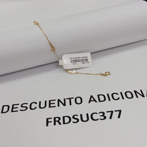 PULSERAS DAMA ORO 14K 1.1 (NUEVO)