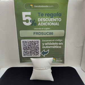 PULSERA BARBADA PLATA .925 18 CM 5.53 GR (NUEVO)
