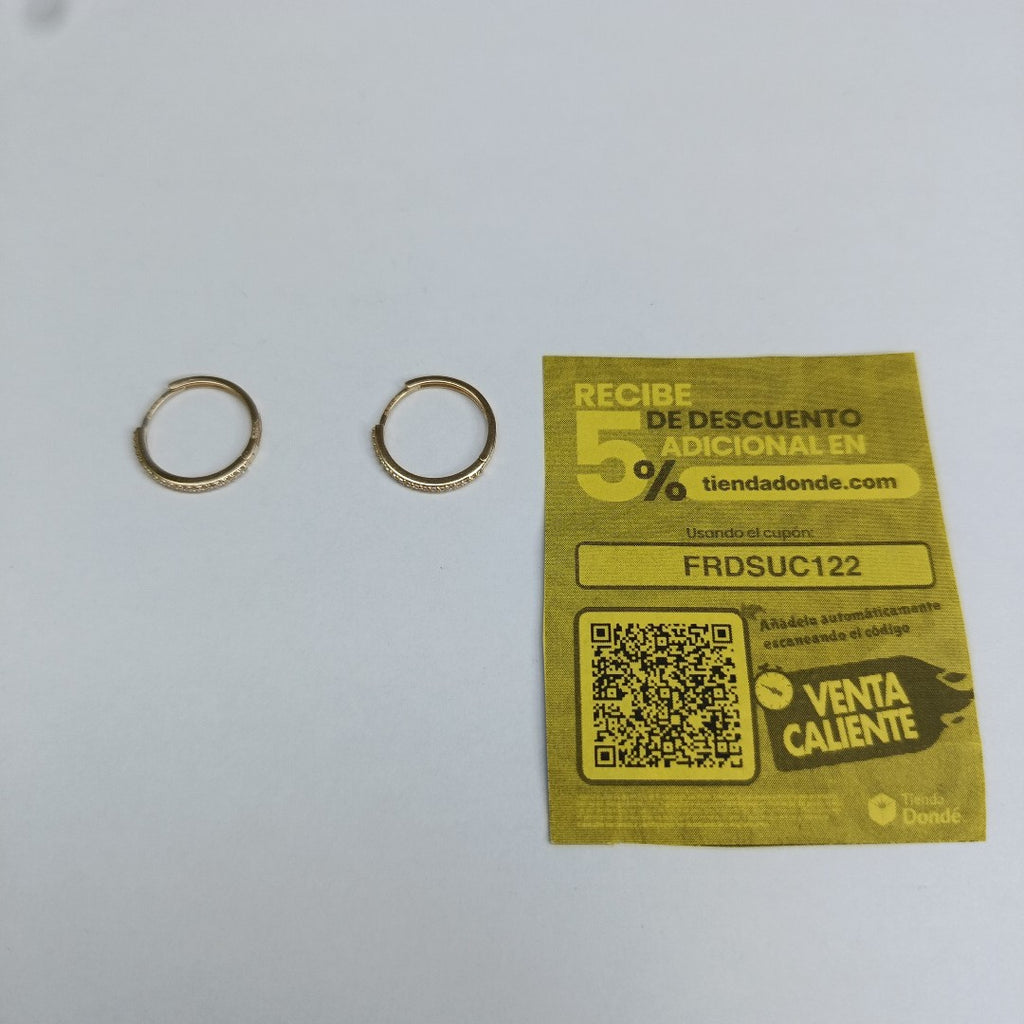 HUGGIES ORO 14K 1.4 (NUEVO)