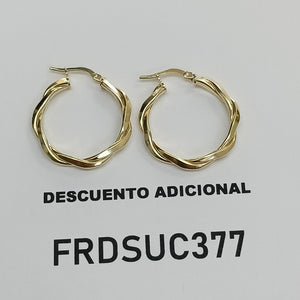 ARRACADAS ORO 14K 2 (NUEVO)