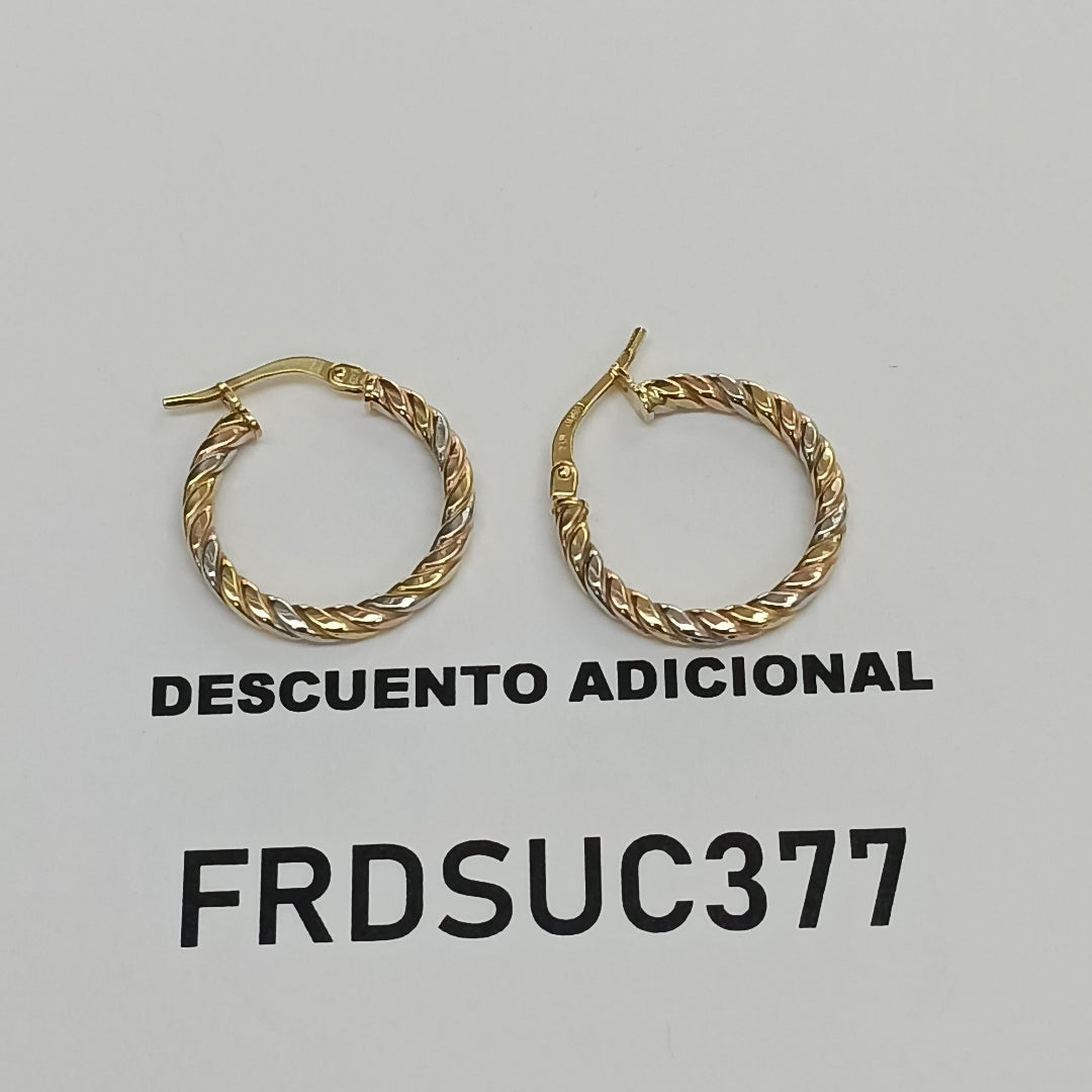 ARRACADAS ORO 14K 1.3 (NUEVO)