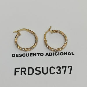 ARRACADAS ORO 14K 1.3 (NUEVO)