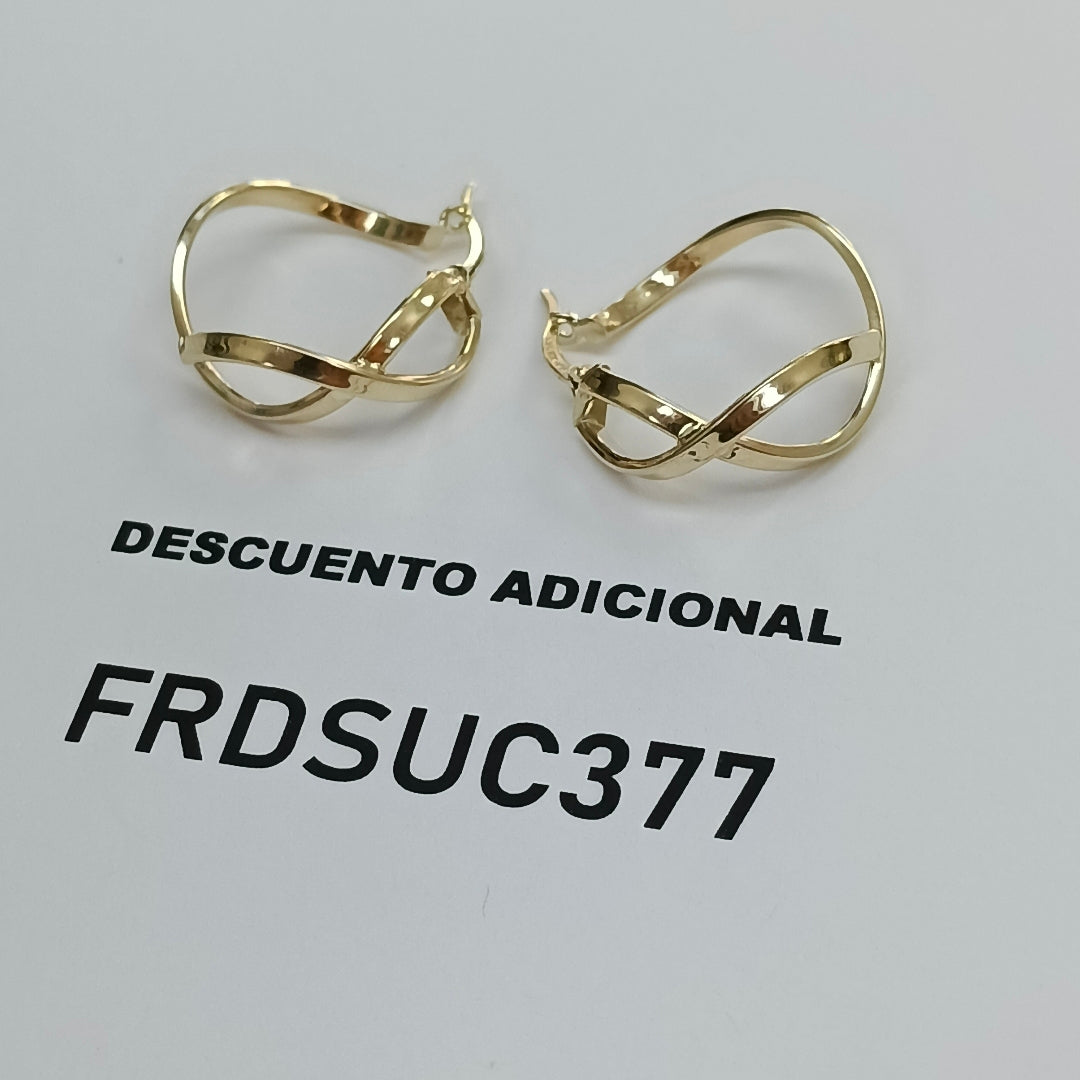 ARRACADAS ORO 14K 2 (NUEVO)