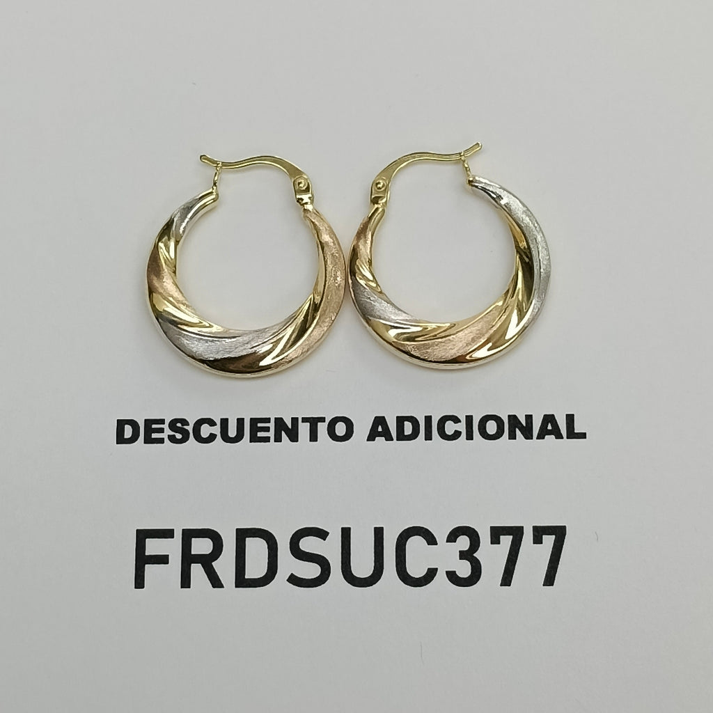 ARRACADAS ORO 14K 1.9 (NUEVO)