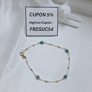 PULSERAS DAMA ORO 14K 1.1 (NUEVO)