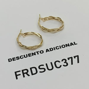 ARRACADAS ORO 14K 1.7 (NUEVO)