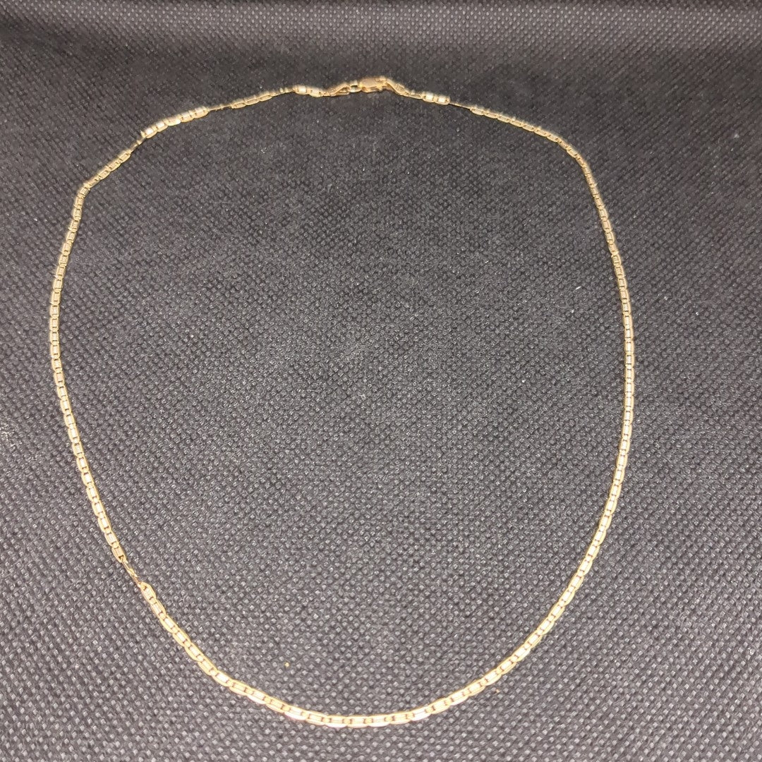 CADENA ORO COMBINADO 10 K 2,50 GRMS (SEMINUEVO)