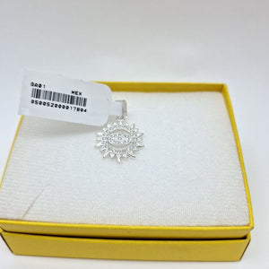 DIJE OJO MAGICO CON CIRCONIAS PLATA .925 2 GR (NUEVO)