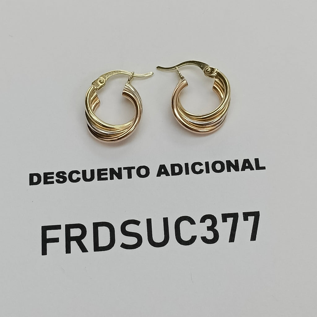 ARRACADAS ORO 14K 1.6 (NUEVO)