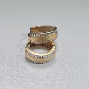 ARRACADAS PAR ORO 14 K 1.7 GRMS (SEMINUEVO)
