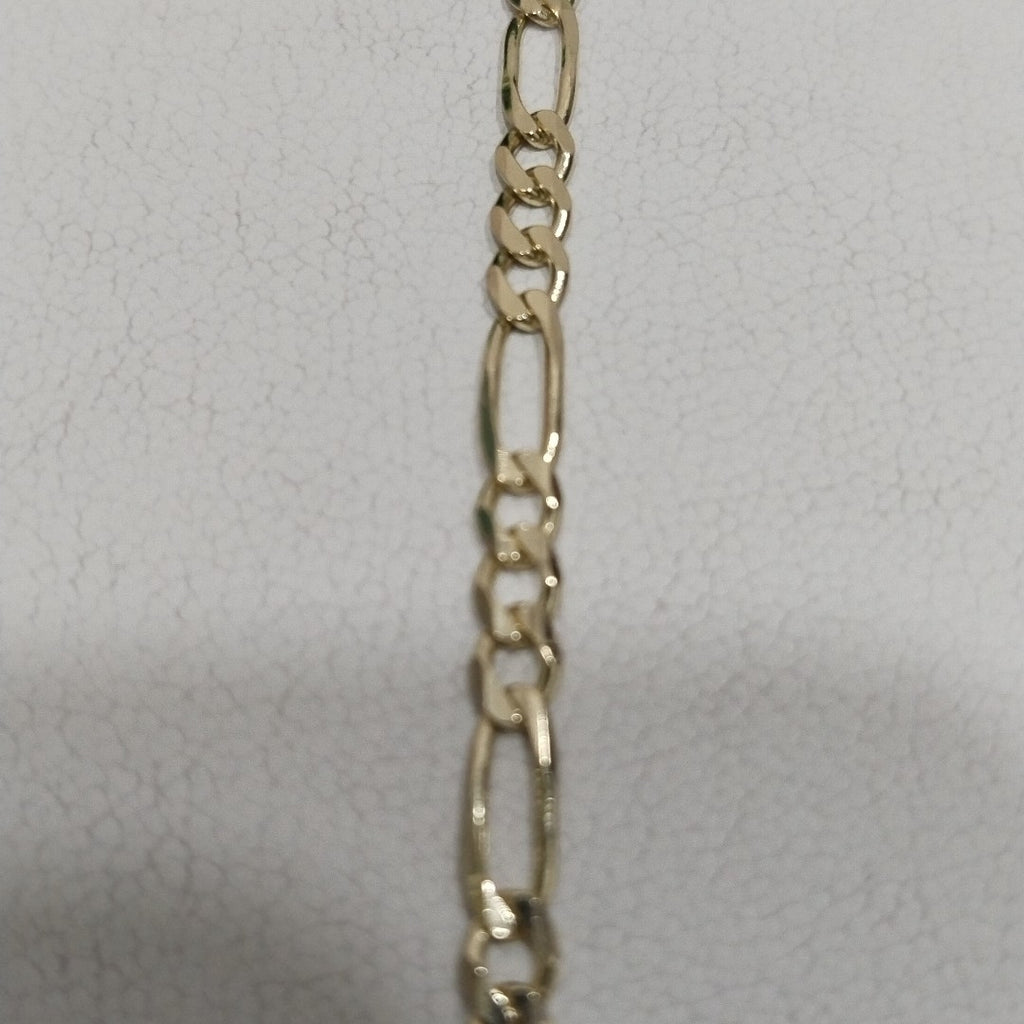 PULSERAS TEJIDO 3X1 ORO 14K 21 CM 3.3 GR (NUEVO)
