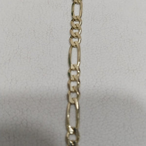 PULSERAS TEJIDO 3X1 ORO 14K 21 CM 3.3 GR (NUEVO)