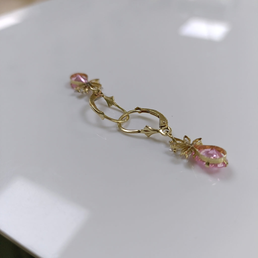 ARETES PAR ORO 14 K 2.4 GRMS (SEMINUEVO)