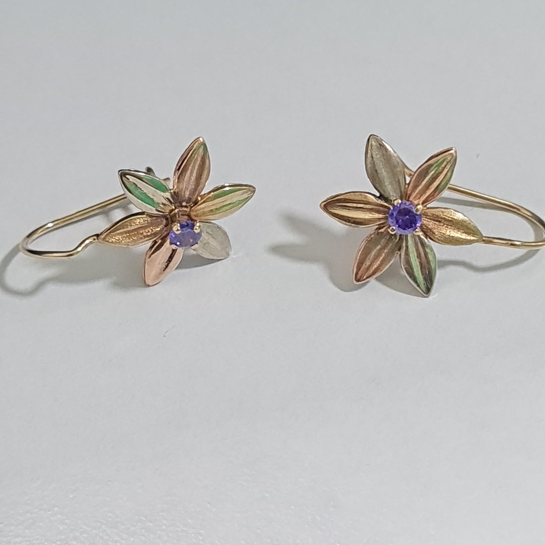 ARETES PAR ORO 10 K 1,50 GRMS (SEMINUEVO)