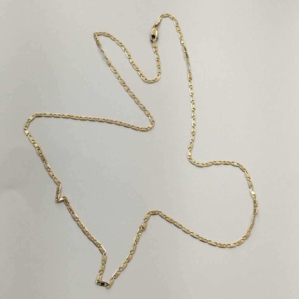 CADENA ORO, ORO COMBINADO 10 K 5.4 GRMS (SEMINUEVO)