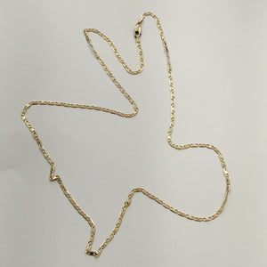 CADENA ORO, ORO COMBINADO 10 K 5.4 GRMS (SEMINUEVO)