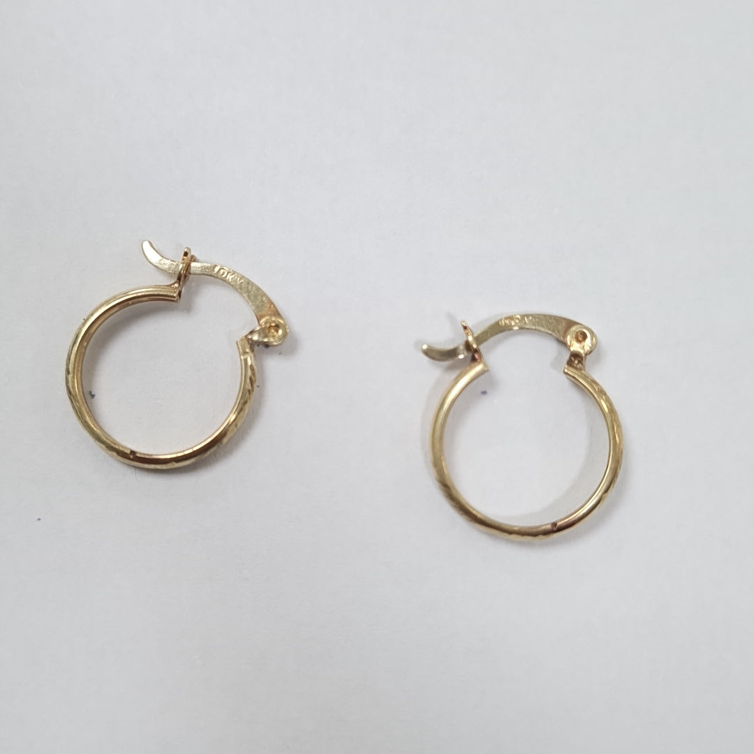 ARRACADAS PAR ORO 10 K 1,70 GRMS (SEMINUEVO)