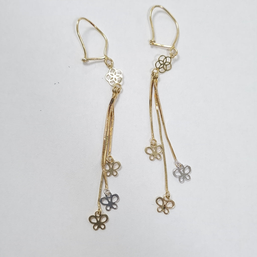 ARETES PAR ORO 14 K 2,10 GRMS (SEMINUEVO)