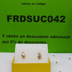 BROQUELES ORO 14K 2.1 (NUEVO)