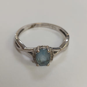 ANILLITO ORO BLANCO 14 K 2.4 GRMS (SEMINUEVO)
