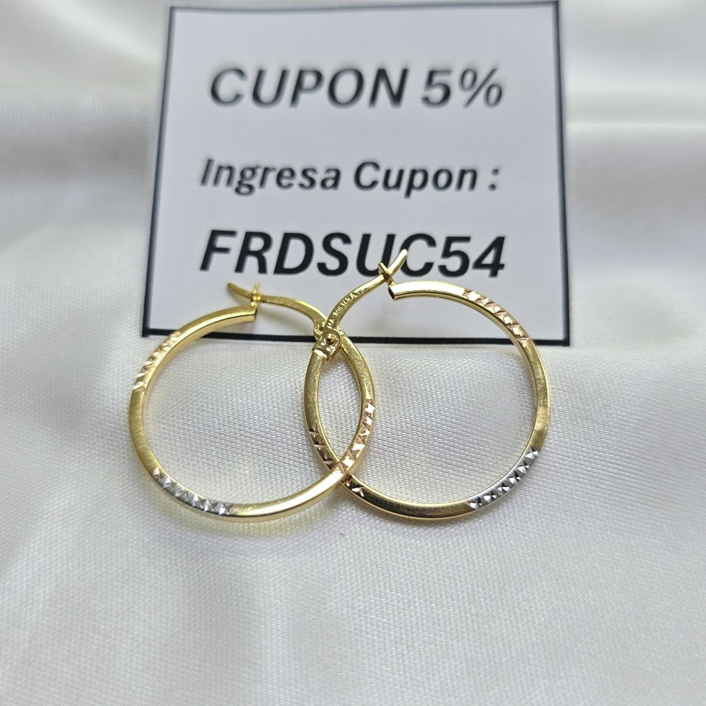 ARRACADAS ORO 14K 1.3 (NUEVO)