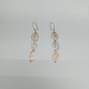 ARETES PAR ORO, ORO COMBINADO 10 K 2.2 GRMS (SEMINUEVO)