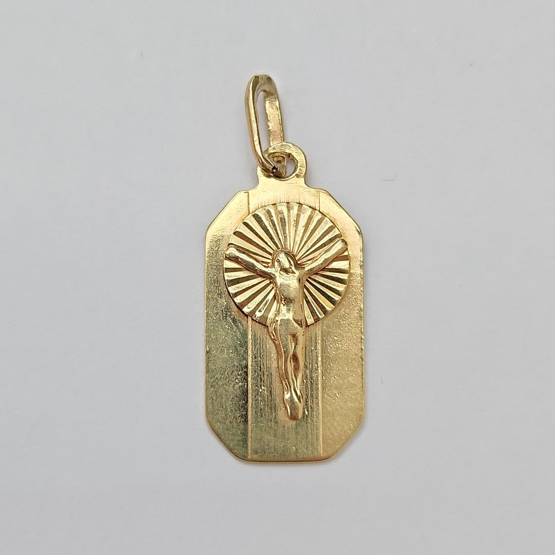 MEDALLA RELIGIOSA ORO 14 K 2.9 GRMS (SEMINUEVO)
