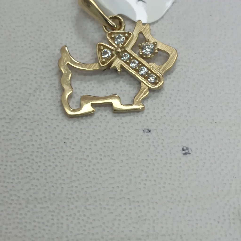 DIJES PERRO ORO 10K 1.1 GR (NUEVO)
