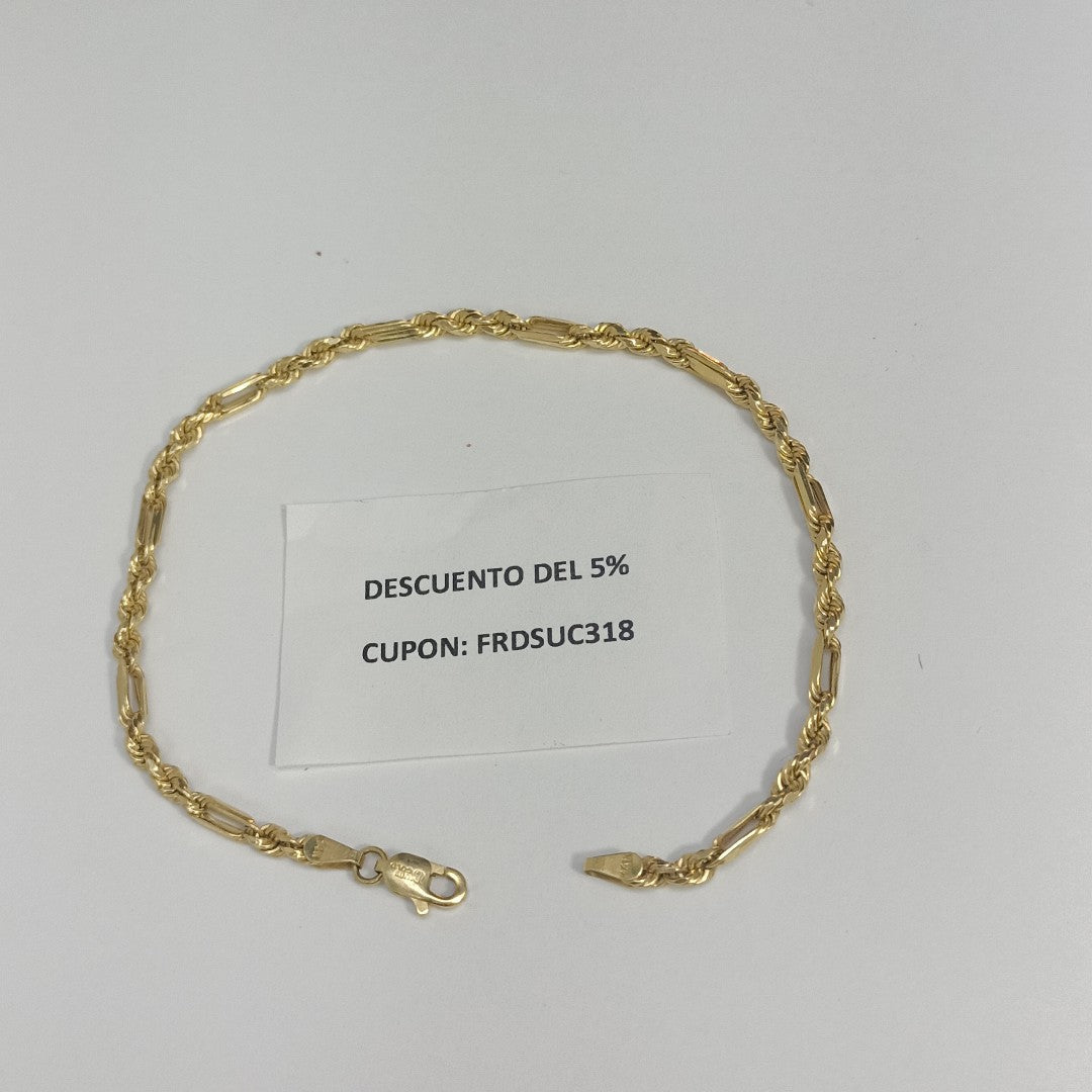 PULSERA ORO 14 K 3.3 GRMS (SEMINUEVO)