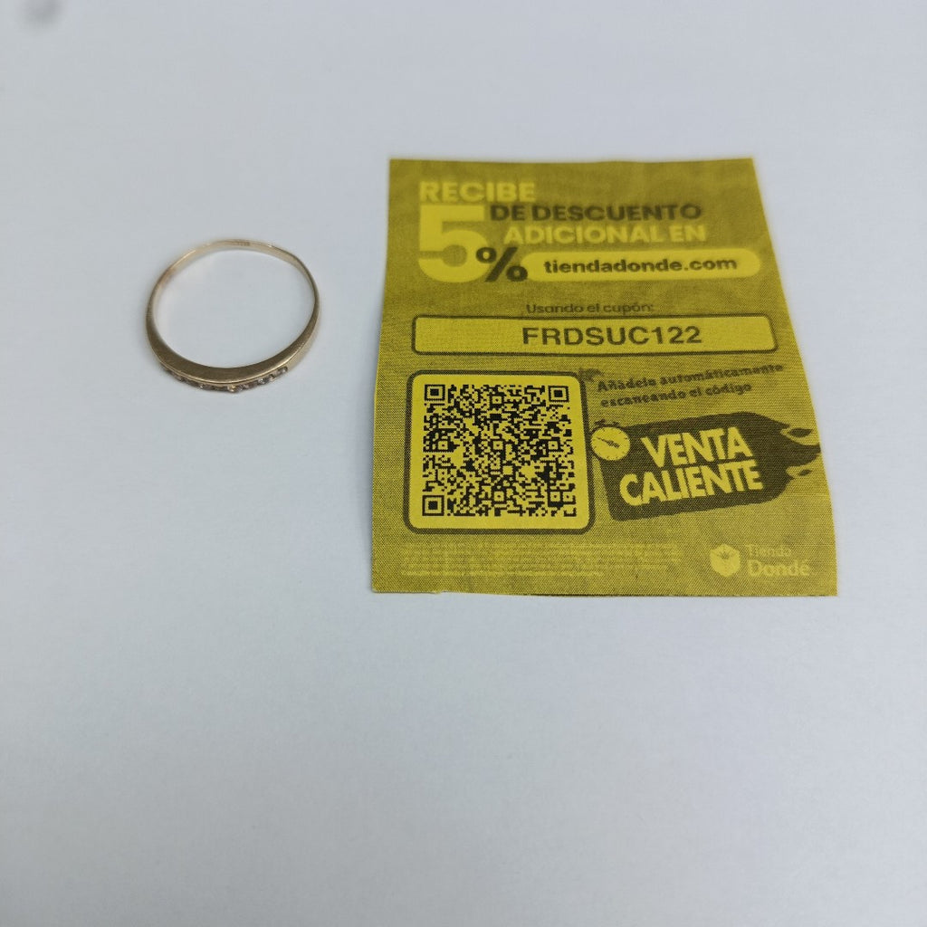 ANILLO ORO 10 K 1,40 GRMS (SEMINUEVO)