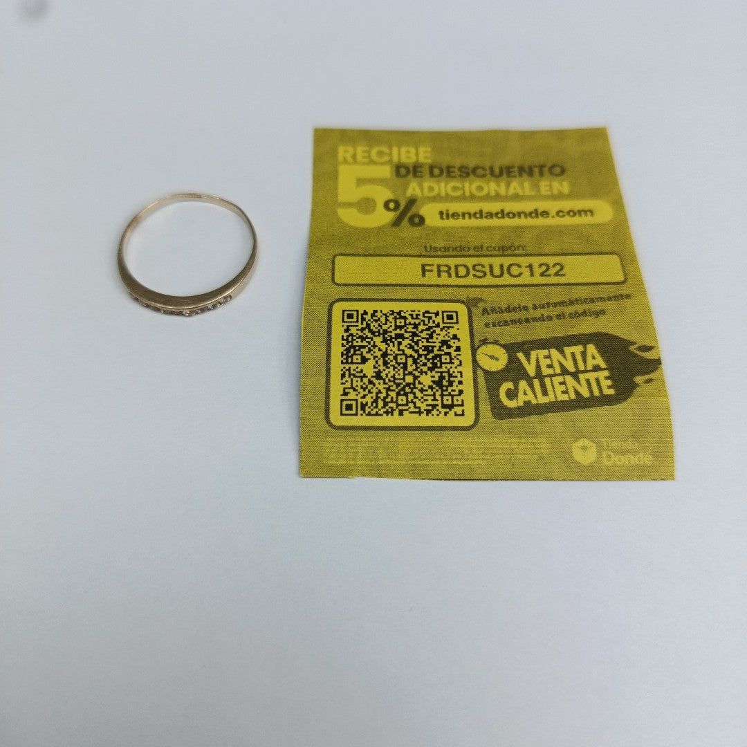 ANILLO ORO 10 K 1,40 GRMS (SEMINUEVO)