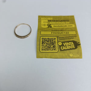ANILLO ORO 10 K 1,40 GRMS (SEMINUEVO)