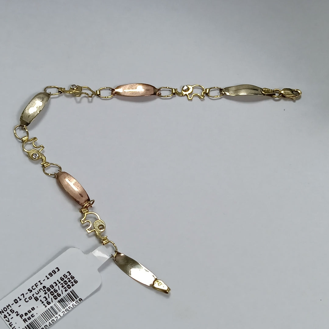 PULSERA ORO 10 K 2.8 GRMS (SEMINUEVO)