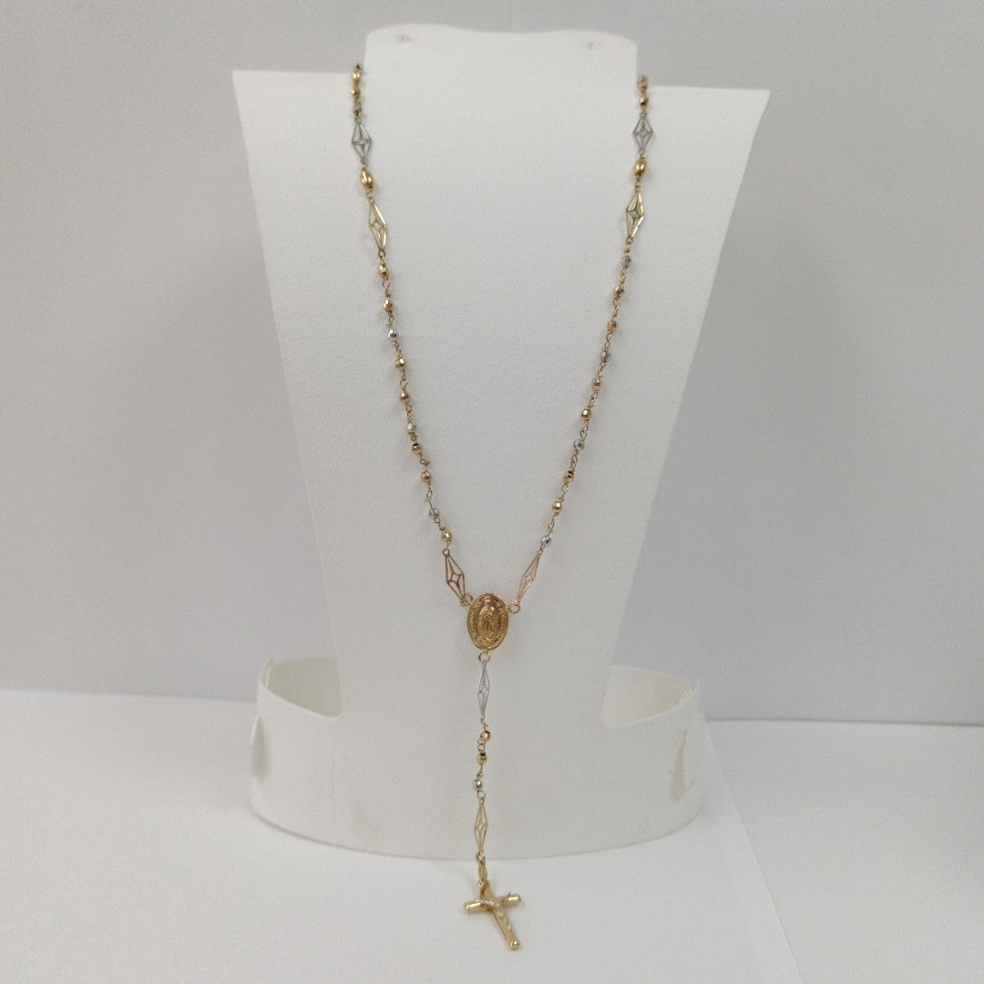 ROSARIO ORO COMBINADO 14 K 10.6 GRMS (SEMINUEVO)