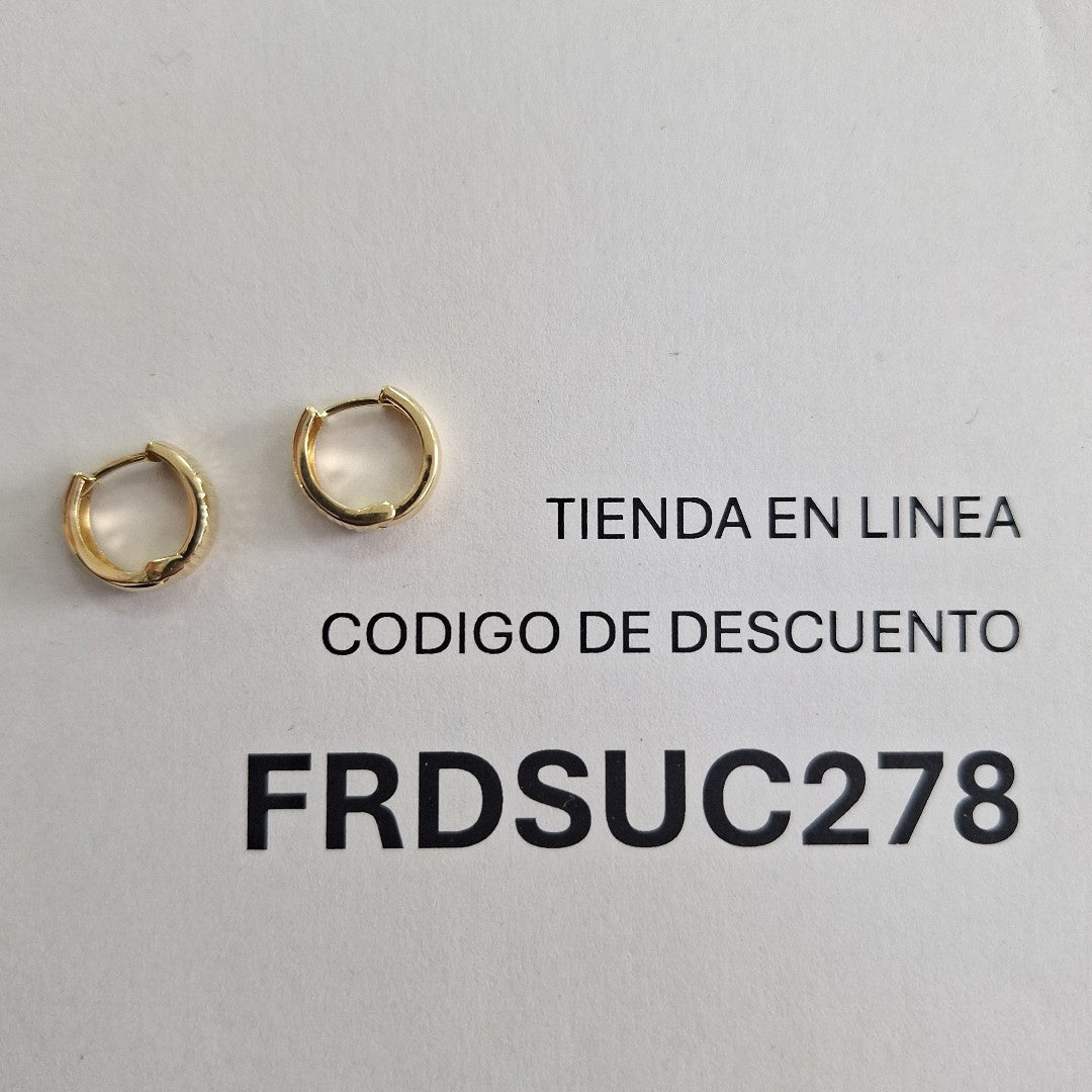 HUGGIES ORO 14K 1.1 (NUEVO)