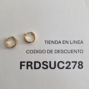 HUGGIES ORO 14K 1.1 (NUEVO)