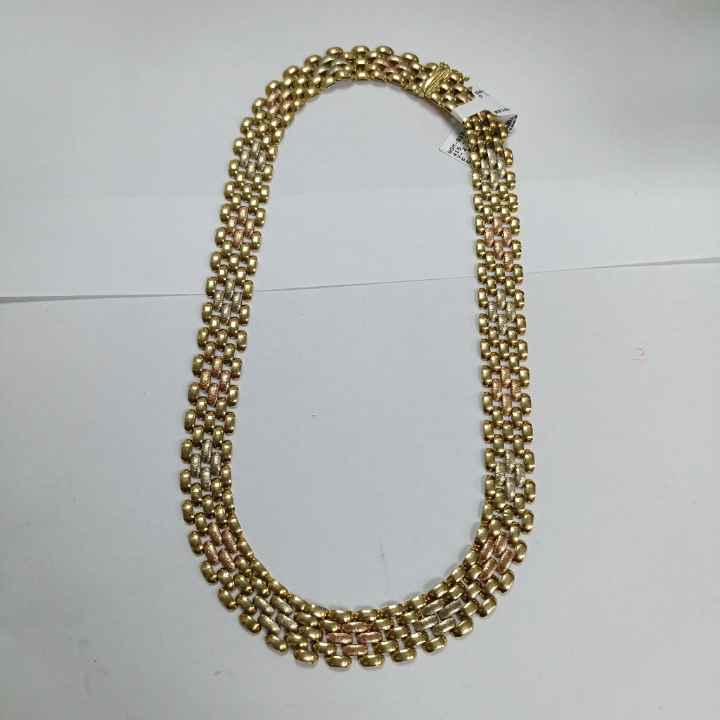 GARGANTILLA ORO, ORO COMBINADO 14 K 40.8 GRMS (SEMINUEVO)